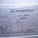 model Televisi GoldStar CA20A62