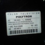 model lcd tv polytron plm2230r