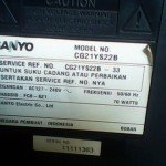 model tv sanyo cg21ys22b