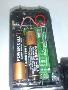 Triger dengan soket headphone Triger dengan soket headphone