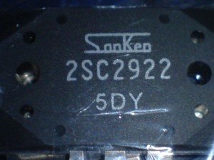 Transistor power Sanken 2SC2922