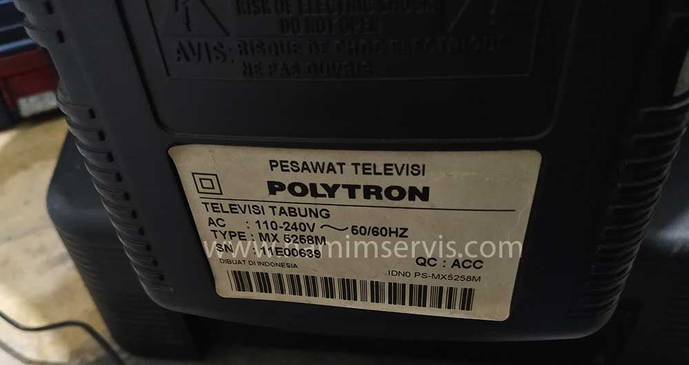 TV POLYTRON MX5258 TIDAK DAPAT SIARAN