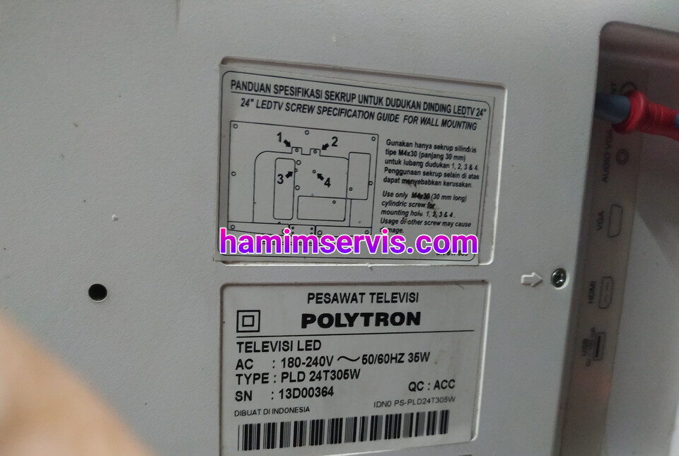 Televisi LED Polytron PLD-24T305W
