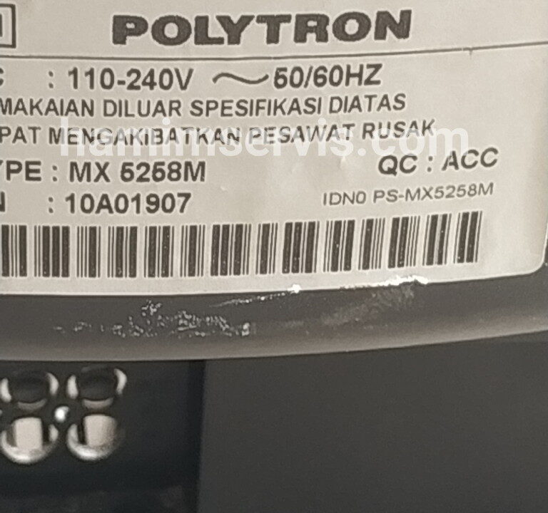 model polytron mx5258m