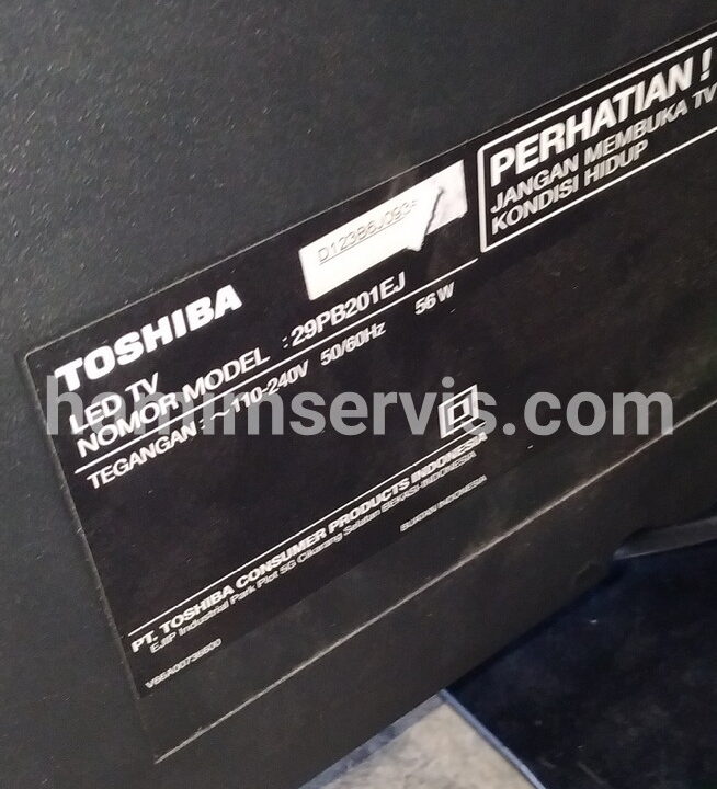 TV LED Toshiba 29PB201EJ