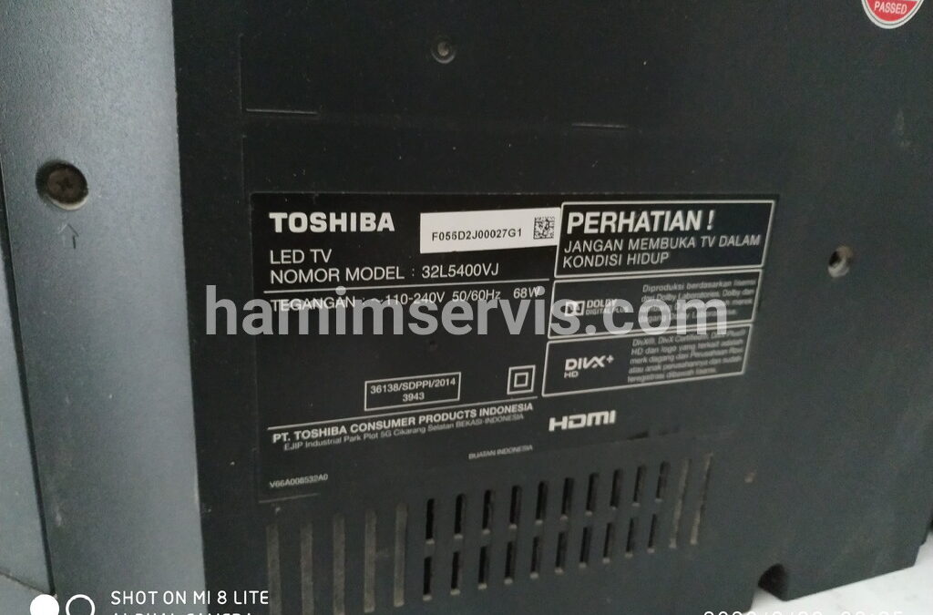 model LED Toshiba 32L5400VJ