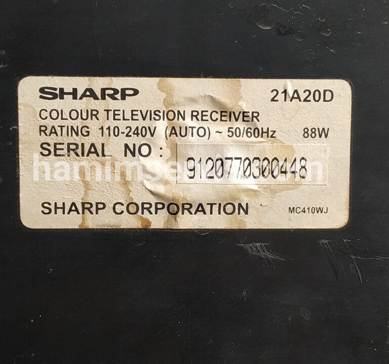 model TV SHARP 21A20D