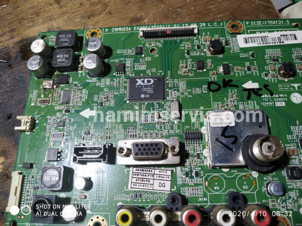 mainboard TV LED LG 29MT45A